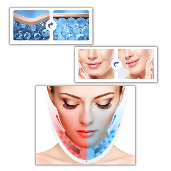 V Shape Facial Massager With Micro Function For Clearer Skin