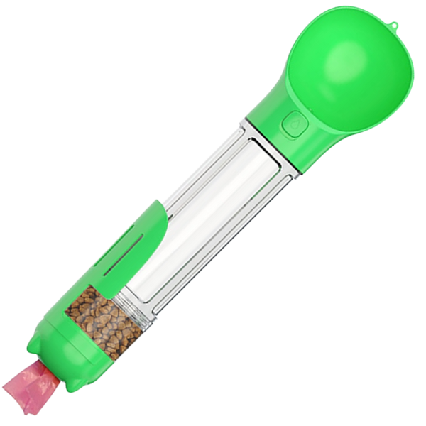 All In One Portable Pet Feeder and Hydration Bottle for Travel