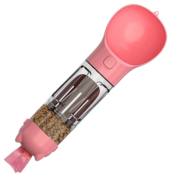 All In One Portable Pet Feeder and Hydration Bottle for Travel