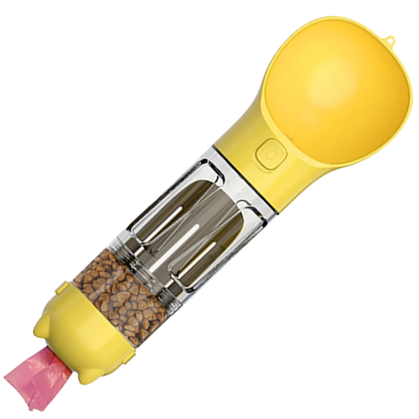 All In One Portable Pet Feeder and Hydration Bottle for Travel