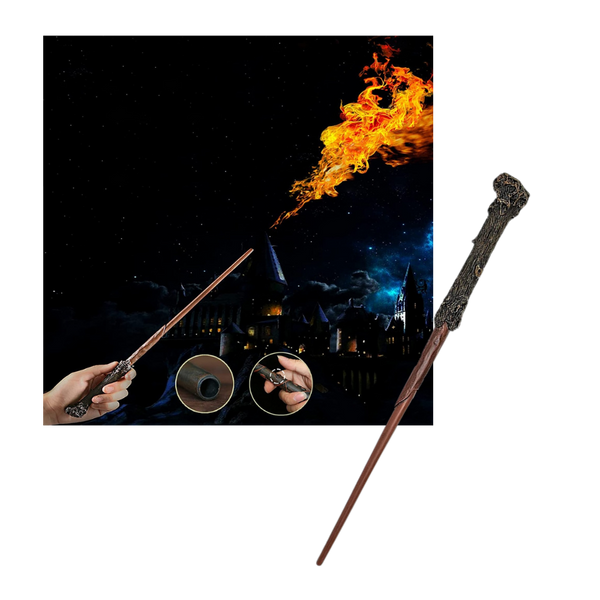 Mystic Fire Wand for Cosplay and Safe Spell Casting Effects