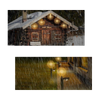 Waterproof LED Fireworks Garland For Outdoor Decor With 8 Modes