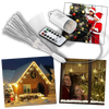 Waterproof LED Fireworks Garland For Outdoor Decor With 8 Modes