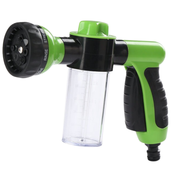 Versatile High Pressure Hose Nozzle With Soap Dispenser For Easy Car Wash