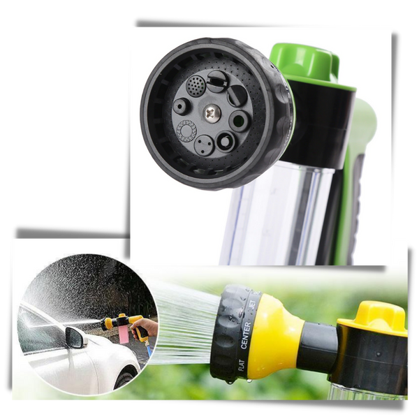 Versatile High Pressure Hose Nozzle With Soap Dispenser For Easy Car Wash