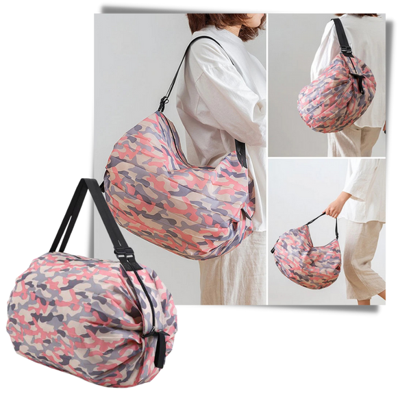 Foldable Waterproof Grocery Tote Bag With Large Capacity