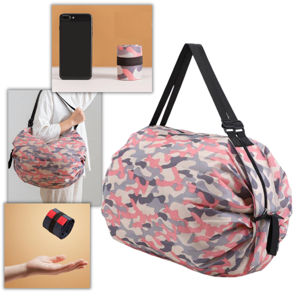 Foldable Waterproof Grocery Tote Bag With Large Capacity
