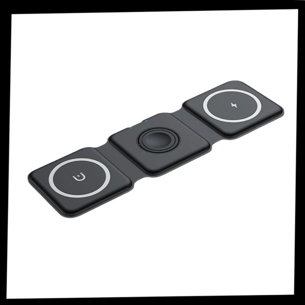 Foldable Wireless Charger Dock For Fast Charging And Multiple Devices