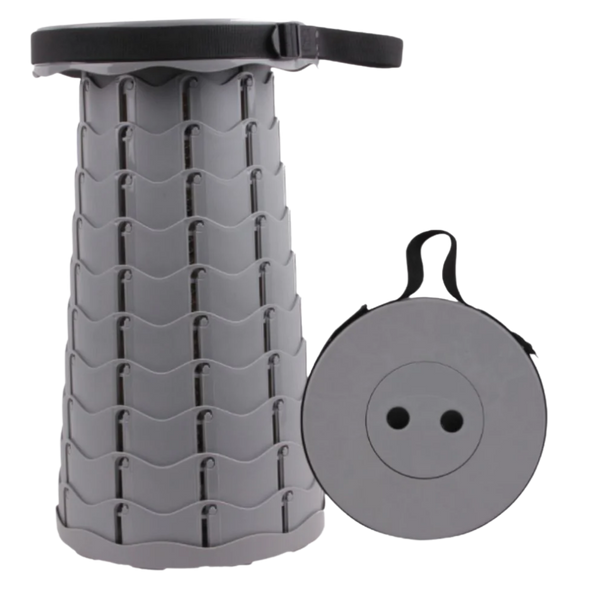 Premium Portable Adjustable Retractable Stool For Stable Seating
