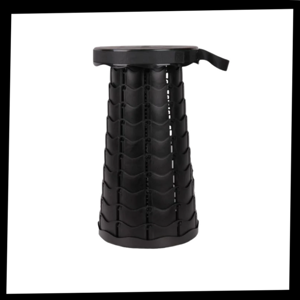 Premium Portable Adjustable Retractable Stool For Stable Seating