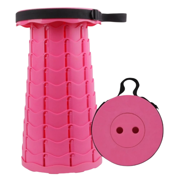 Premium Portable Adjustable Retractable Stool For Stable Seating