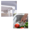 Foldaway Kitchen Cutting Board With Built In Drain Basket