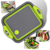 Foldaway Kitchen Cutting Board With Built In Drain Basket