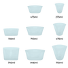 Eight-Pack Reusable Silicone Food Bags Keep Food Fresh, Leakproof Storage
