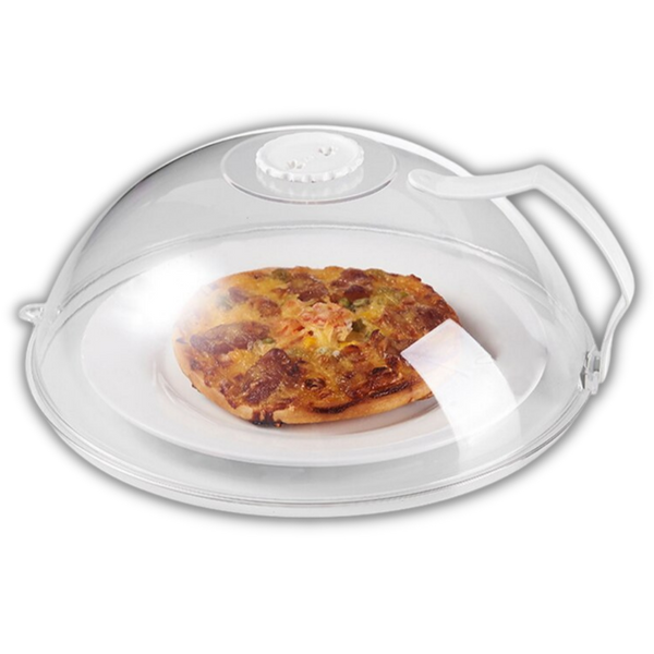 Microwave Splash Guard For Cleaner Reheating And Easy Cleanup