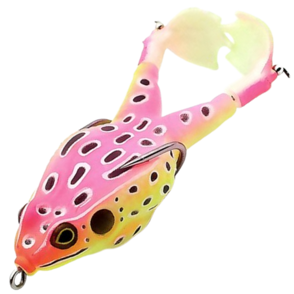 Realistic Silicone Frog Lure With Dual Hooks For Higher Strike Rate