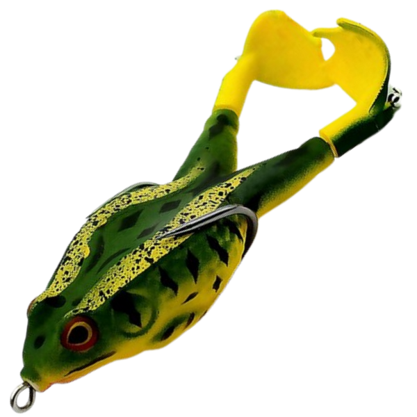 Realistic Silicone Frog Lure With Dual Hooks For Higher Strike Rate