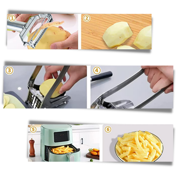 Premium French Fry Cutter For Quick Even Produce Slices