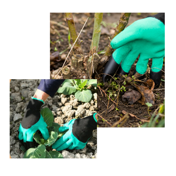 Clawed Gardening Gloves for Easy Digging and Hand Protection