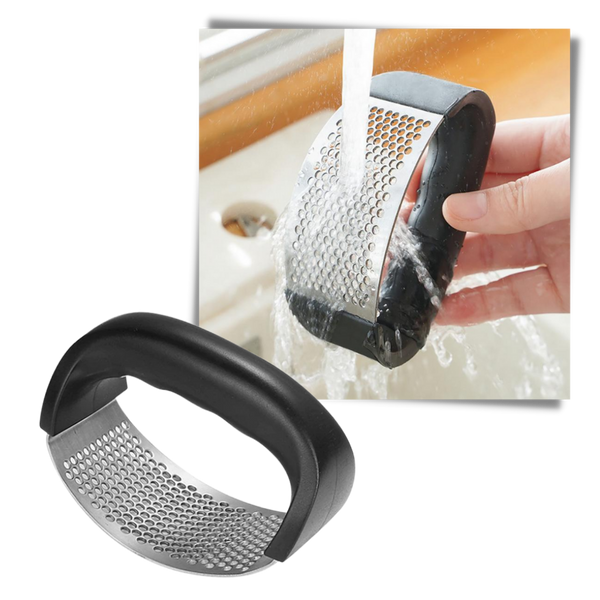 Premium Steel Garlic Crusher For Effortless Mincing And Fresh Flavor