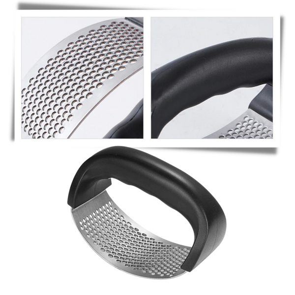 Premium Steel Garlic Crusher For Effortless Mincing And Fresh Flavor