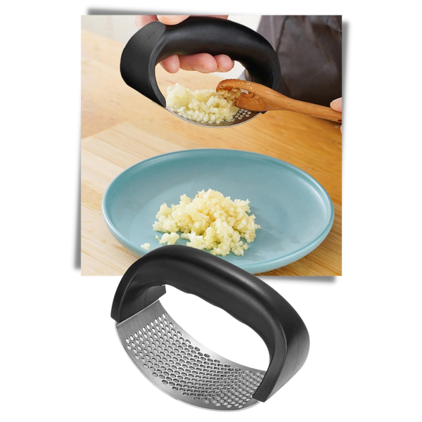 Premium Steel Garlic Crusher For Effortless Mincing And Fresh Flavor