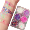 Face and Body Glitter Kit for Radiant Long Lasting Shine