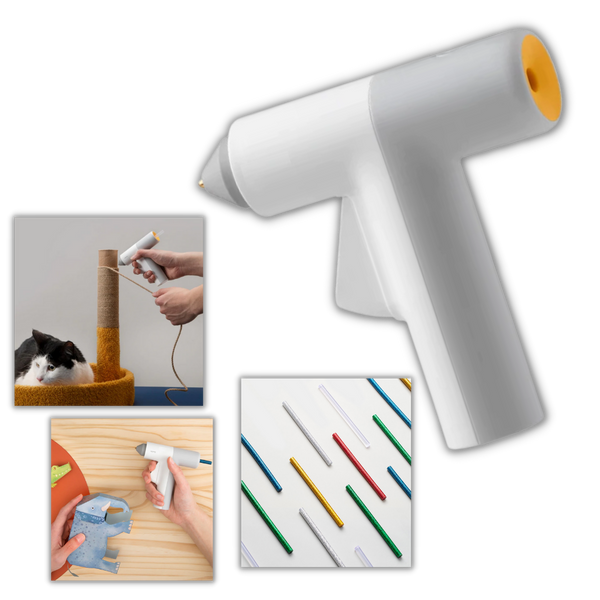 Premium Cordless Glue Gun For Safe Quick Bonding Anywhere