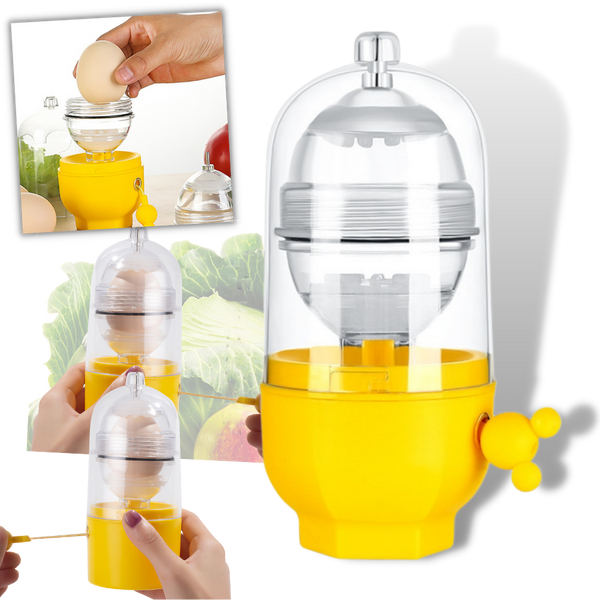 Manual Egg Scrambler For Clean Shell Free Mixing And Smooth Whisking