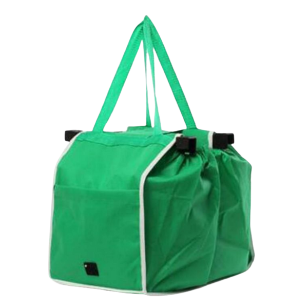Foldable Reusable Shopping Bag For Cart With Large Capacity
