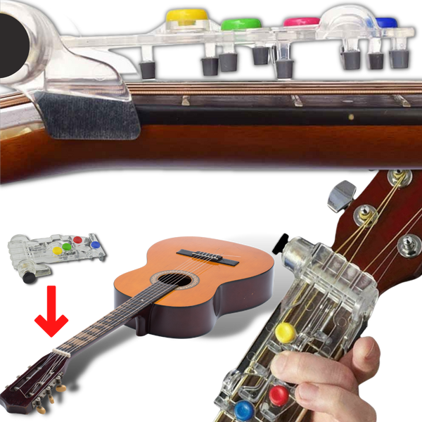 Portable Guitar Chord Learning Aid For Easy On The Go Practice