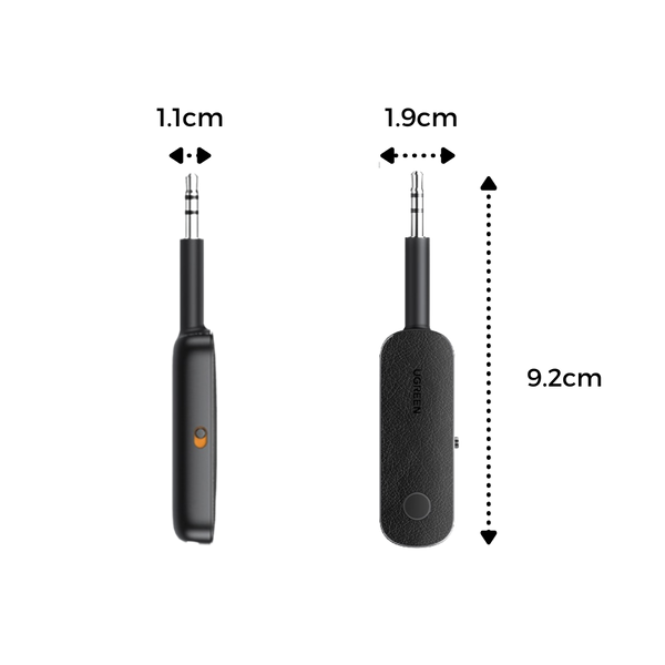Bluetooth 5.0 Wireless Audio Adapter With 3.5mm Jack Long Battery Life
