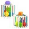 Colorful Shape Blocks Toy for Kids Develops Motor and Cognitive Skills