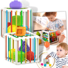 Colorful Shape Blocks Toy for Kids Develops Motor and Cognitive Skills