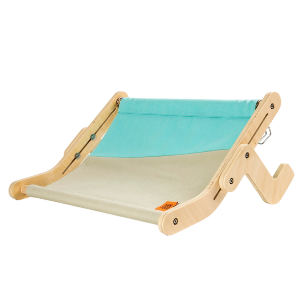 Solid Wood Window Perch for Cats With Safe Sunlit Viewing