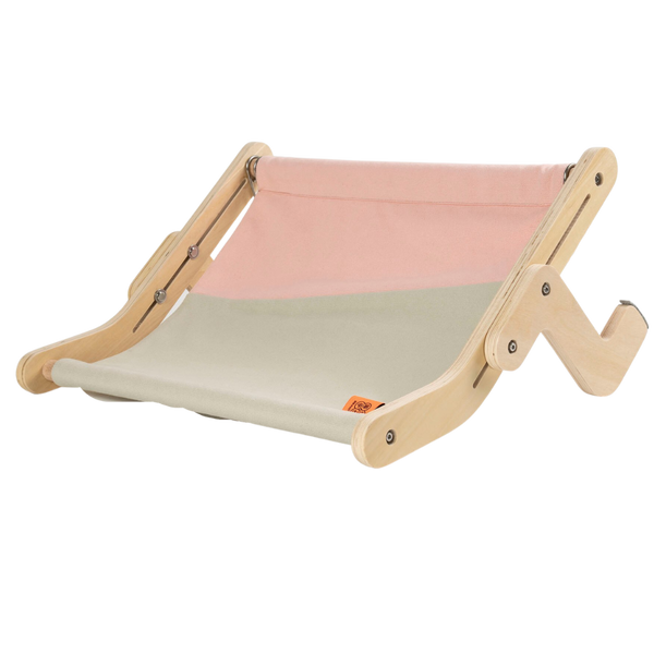 Solid Wood Window Perch for Cats With Safe Sunlit Viewing