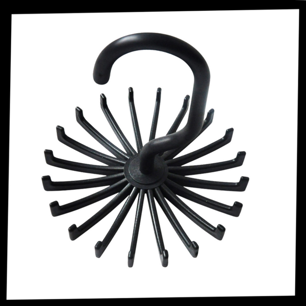 360 Degree Rotating Tie Hanger For Easy Closet Organization