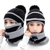 Premium Winter Beanie Set With Face Mask And Neck Warmer For All Day Warmth
