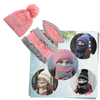Premium Winter Beanie Set With Face Mask And Neck Warmer For All Day Warmth