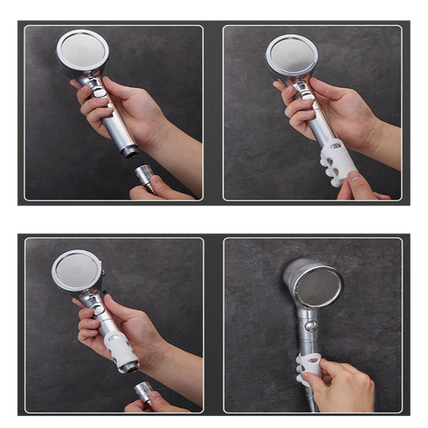 Premium Suction Shower Head Mount For Secure Easy Placement Two Pack