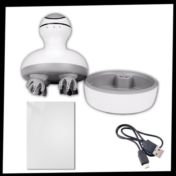 Cordless Scalp Massager for Headache Relief and Stress Reduction