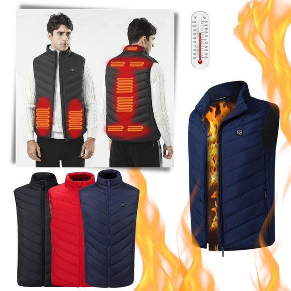 All-Season Heated Vest With Three Heat Levels For Instant Warmth