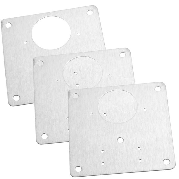 Premium Stainless Steel Hinge Repair Plates For Easy Cabinet Fixes