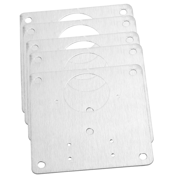 Premium Stainless Steel Hinge Repair Plates For Easy Cabinet Fixes
