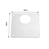Premium Stainless Steel Hinge Repair Plates For Easy Cabinet Fixes