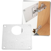 Premium Stainless Steel Hinge Repair Plates For Easy Cabinet Fixes