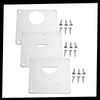 Premium Stainless Steel Hinge Repair Plates For Easy Cabinet Fixes