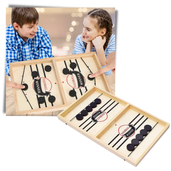 Premium Wooden Table Hockey Set For Family Fun And Bonding