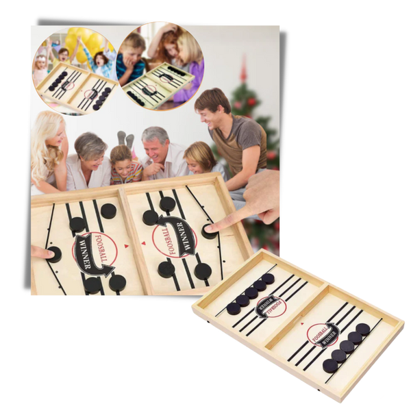 Premium Wooden Table Hockey Set For Family Fun And Bonding