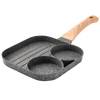 Premium Nonstick Frying Pan With Split Design For Quick Multi Dish Cooking